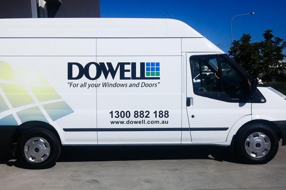 Dowell Windows Van Signage