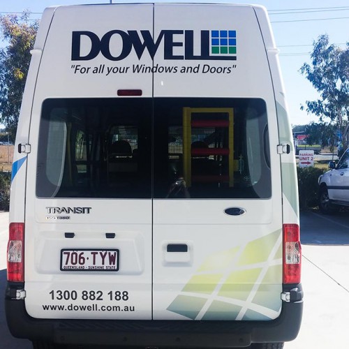 Dowell Windows Van Signage